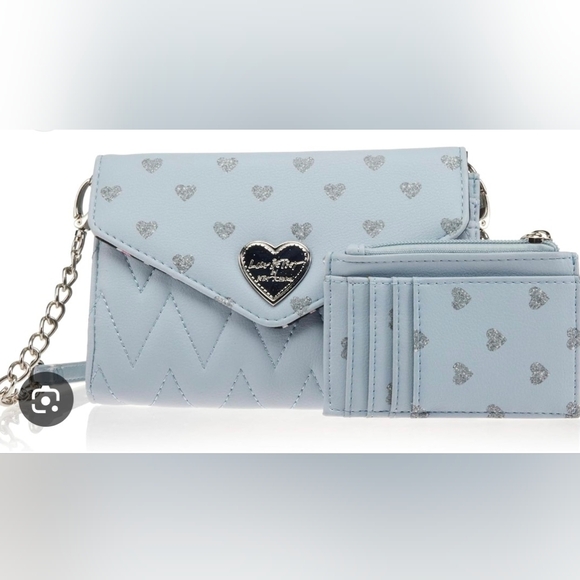 Betsey Johnson Handbags - Betsey Johnson Hearts Crossbody Bag Purse NWT